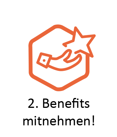 Icon Jobs Benefits mitnehmen!